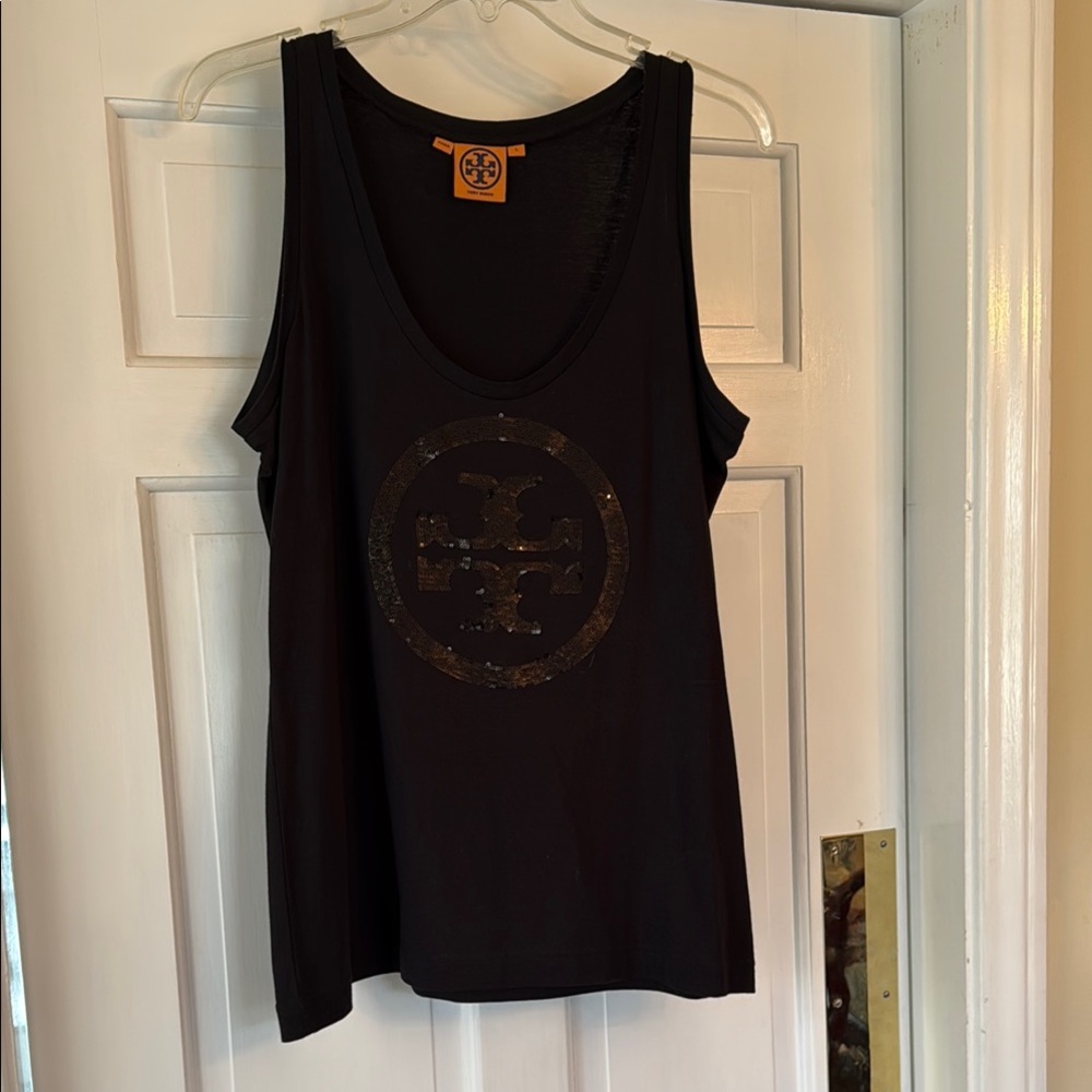 Tory Burch Black Tank Top